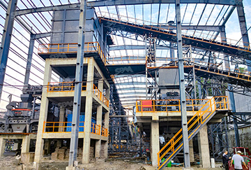 重庆时产1000吨石灰石破碎制砂生产线